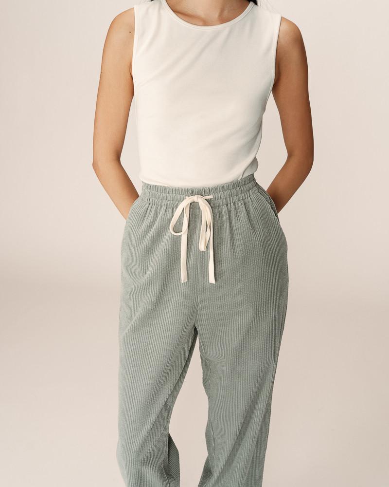 Grace & Mila PANTALON VERT PAUL