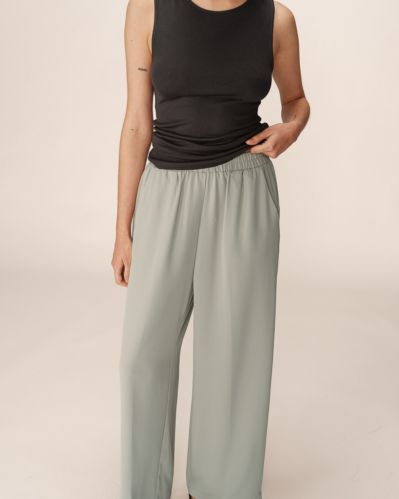 Grace & Mila PANTALON VERT PICASSO