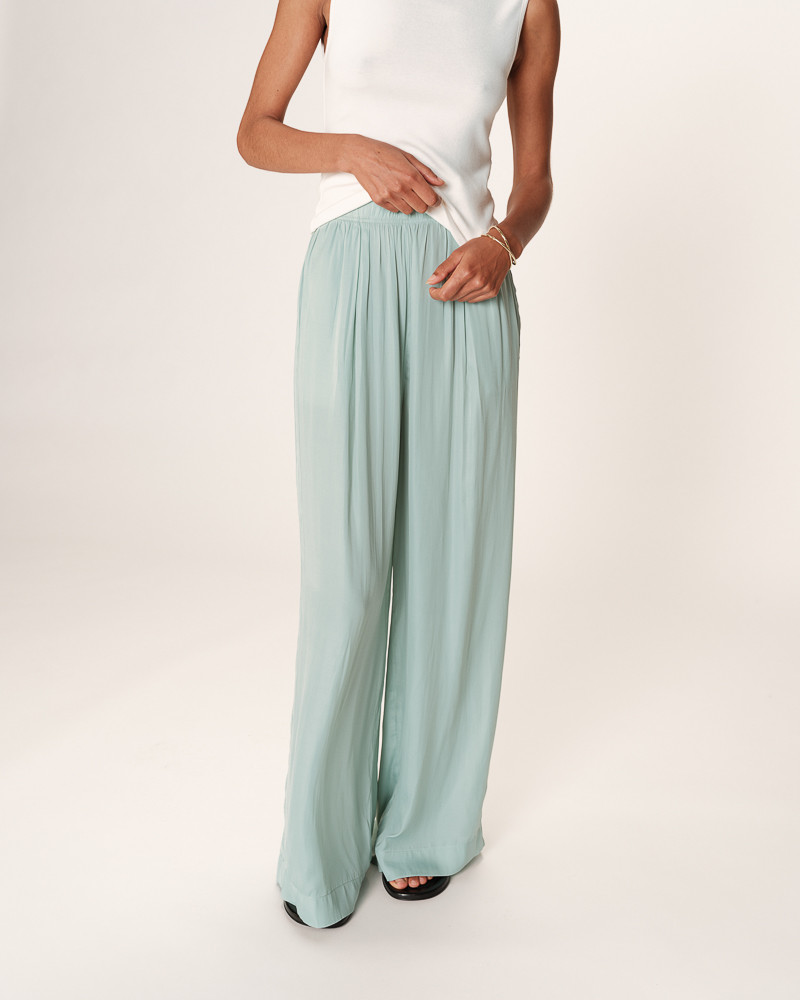Grace & Mila PANTALON VERT RAIN