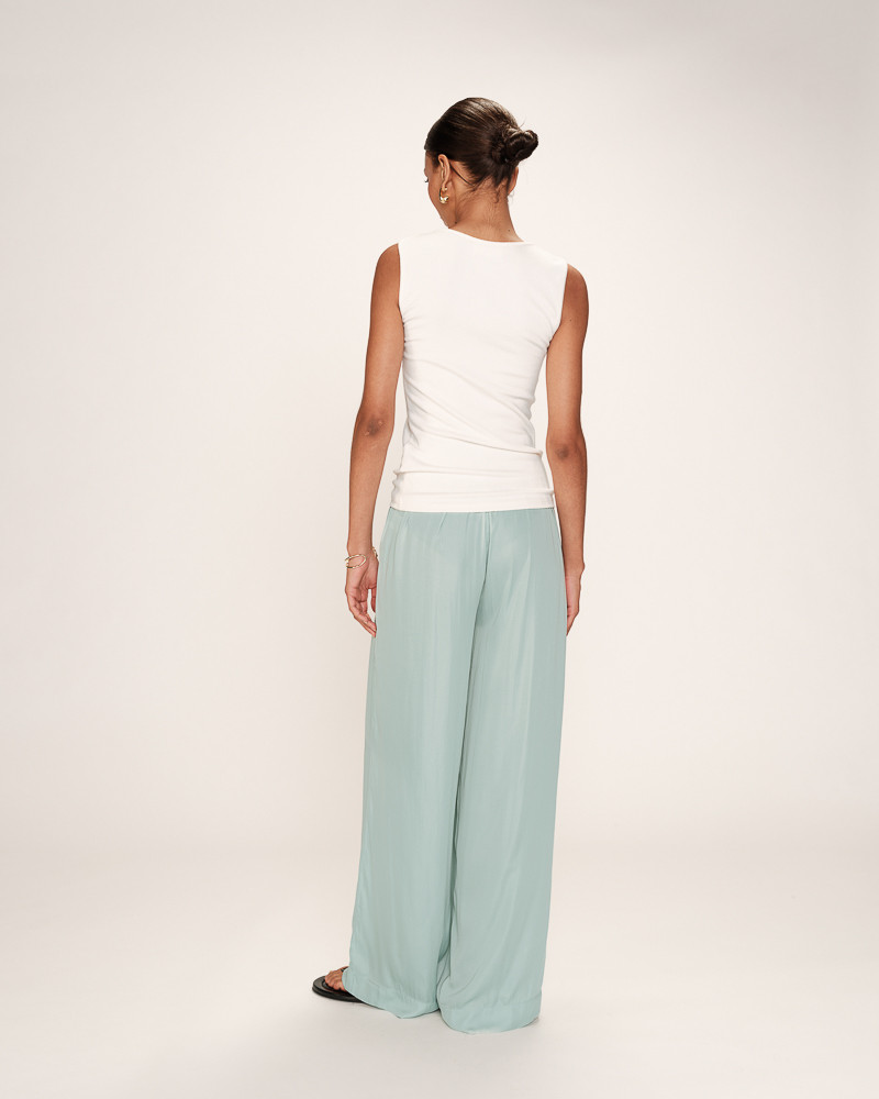 Grace & Mila PANTALON VERT RAIN
