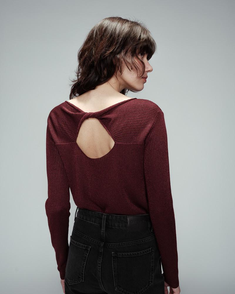 Grace & Mila PULL BORDEAUX OLGA