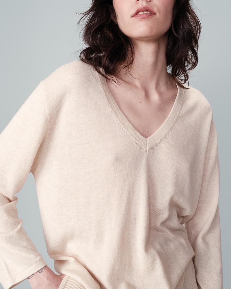 grace & mila PULL ECRU NAIVE