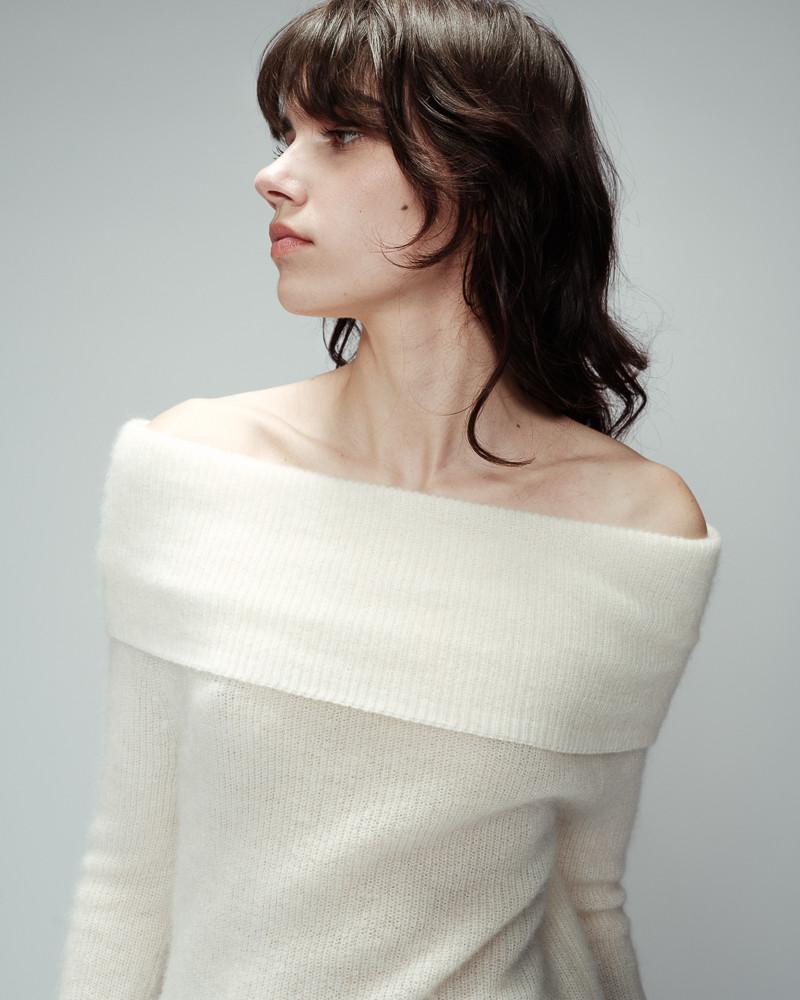 grace & mila PULL ECRU ORANGER