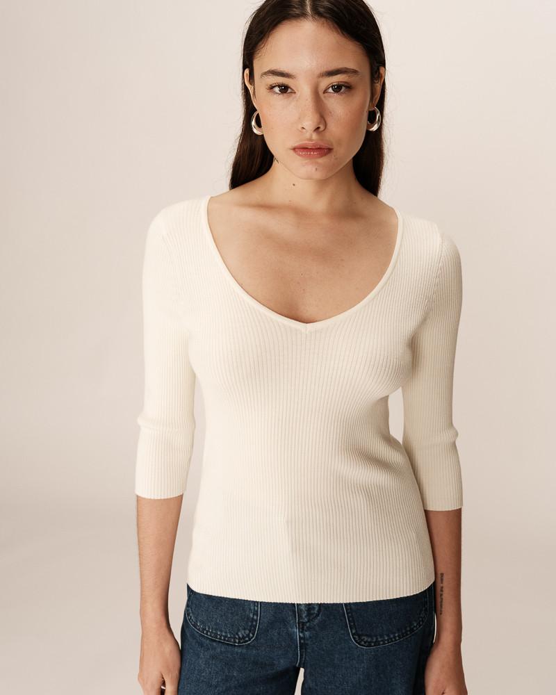 grace & mila PULL ECRU PAIGE