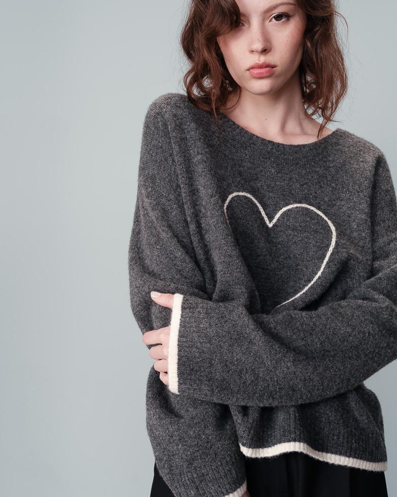 Grace & Mila PULL GRIS NAMASTE