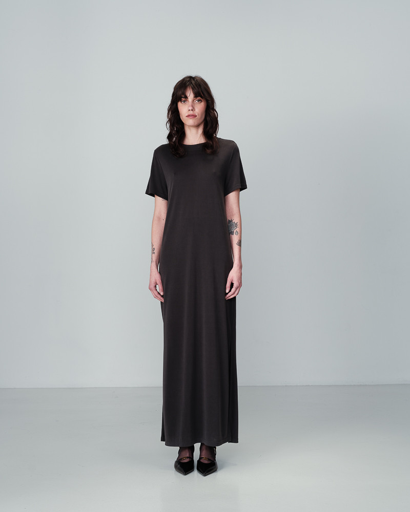 grace & mila ROBE ANTHRACITE NINA