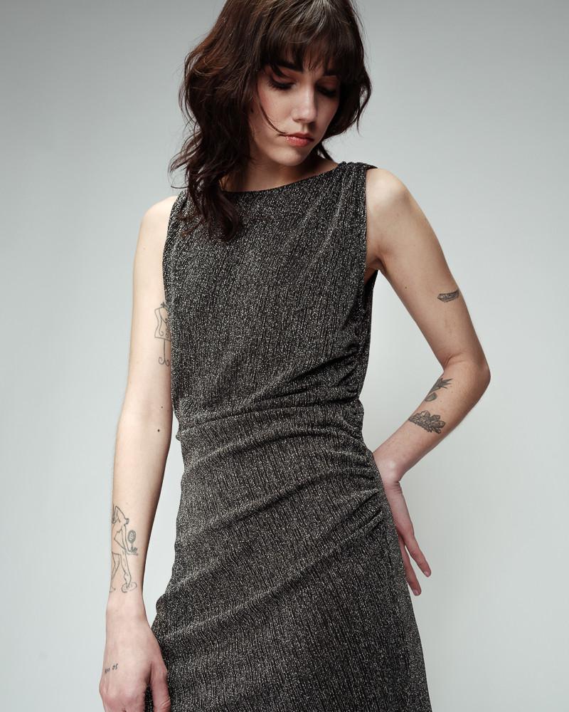 Grace & Mila ROBE COURTE ARGENT ORELIA