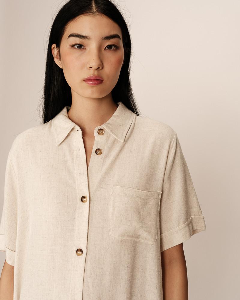 Grace & Mila ROBE COURTE BEIGE PAQUITA