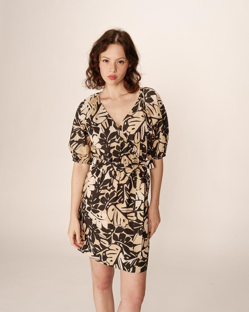 Grace & Mila ROBE COURTE BEIGE PAVANE