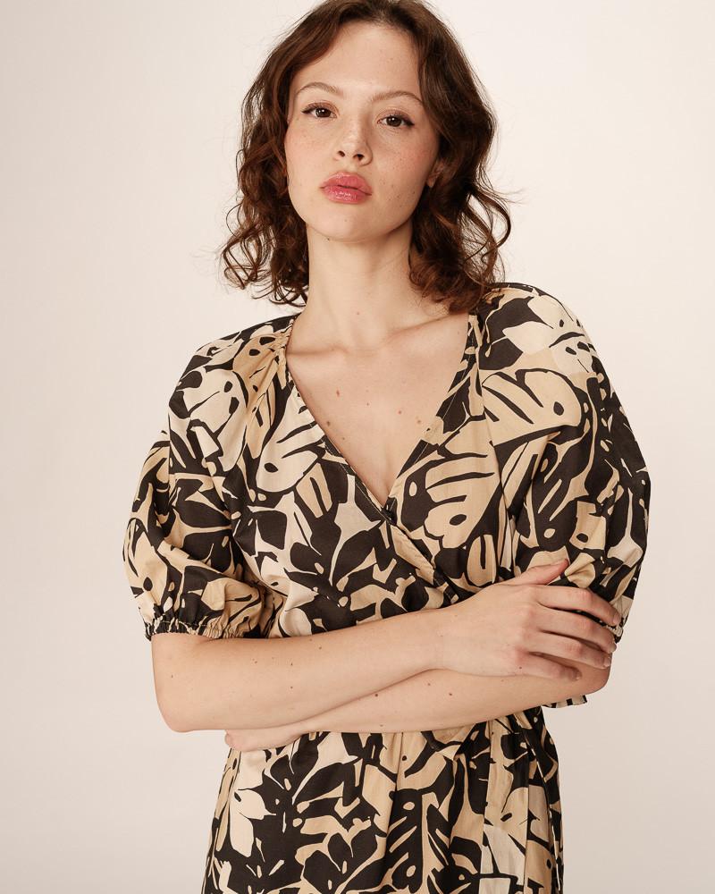 Grace & Mila ROBE COURTE BEIGE PAVANE