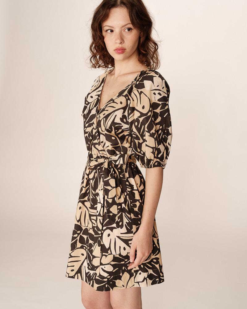 Grace & Mila ROBE COURTE BEIGE PAVANE