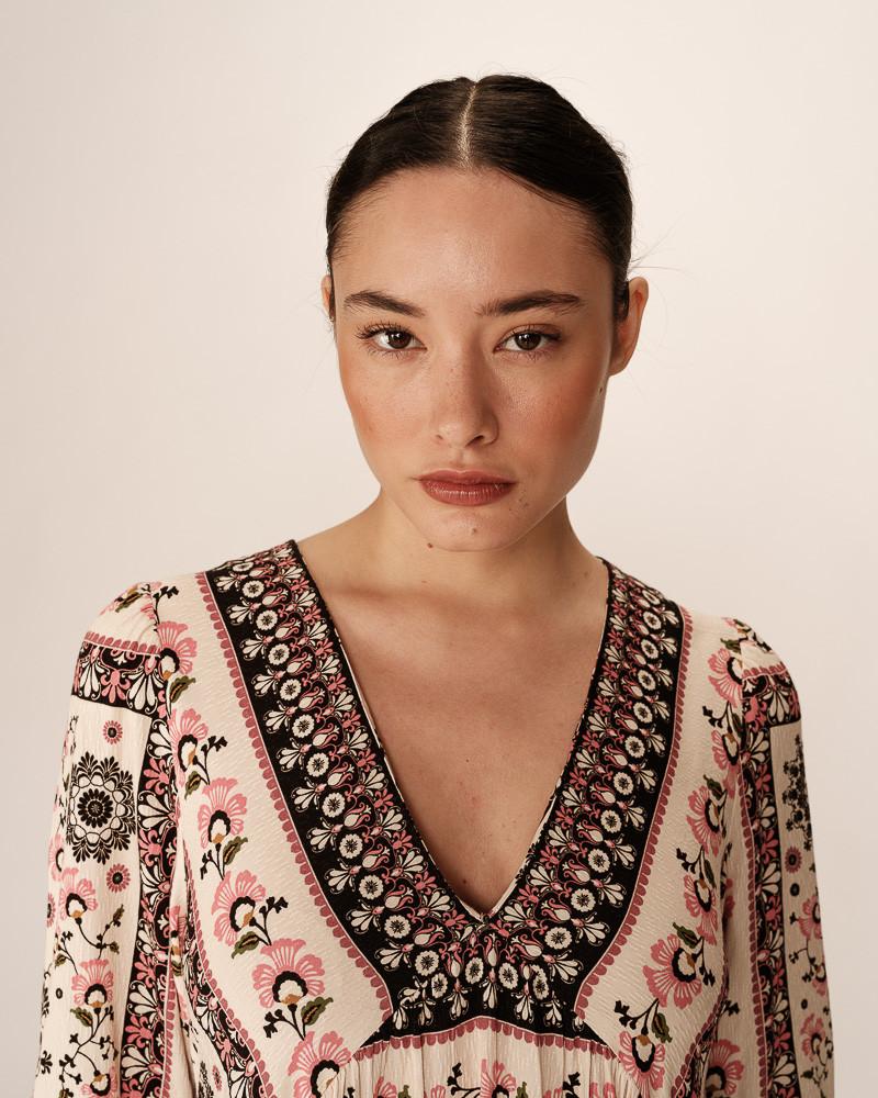 Grace & Mila ROBE COURTE BEIGE PEROU