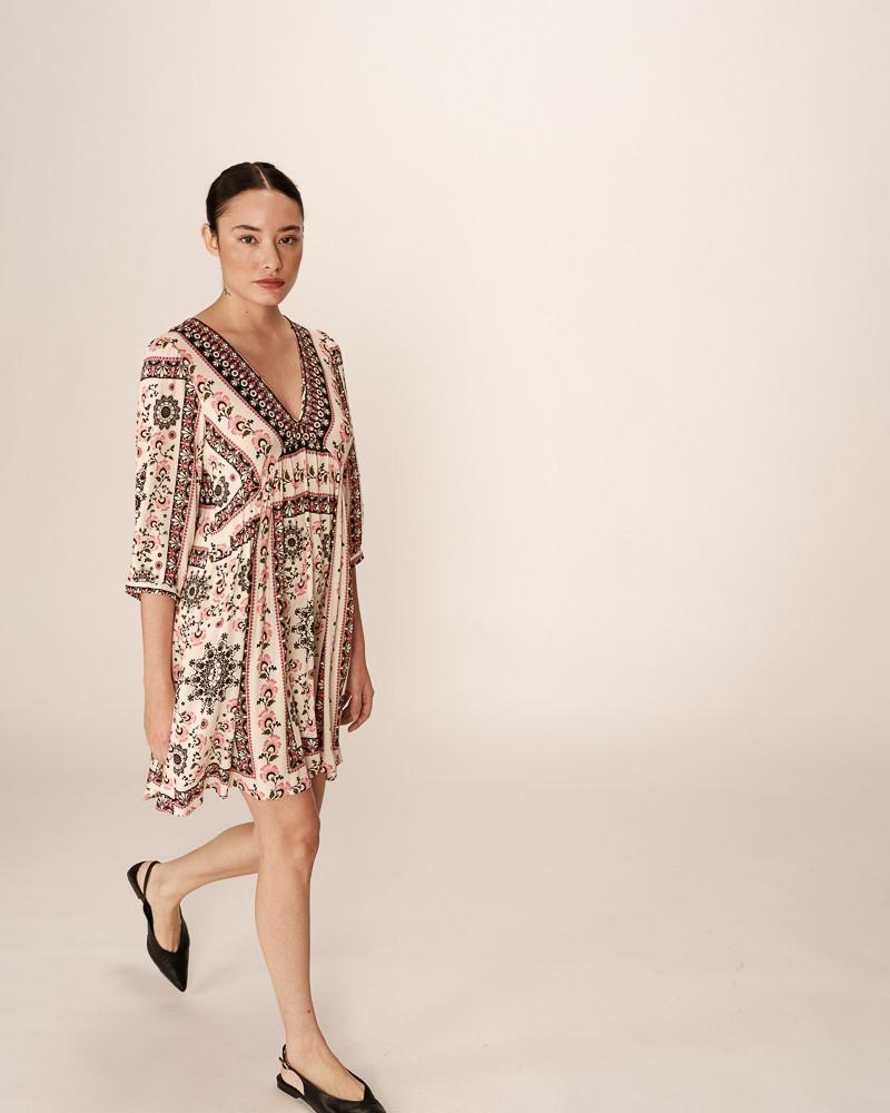 Grace & Mila ROBE COURTE BEIGE PEROU