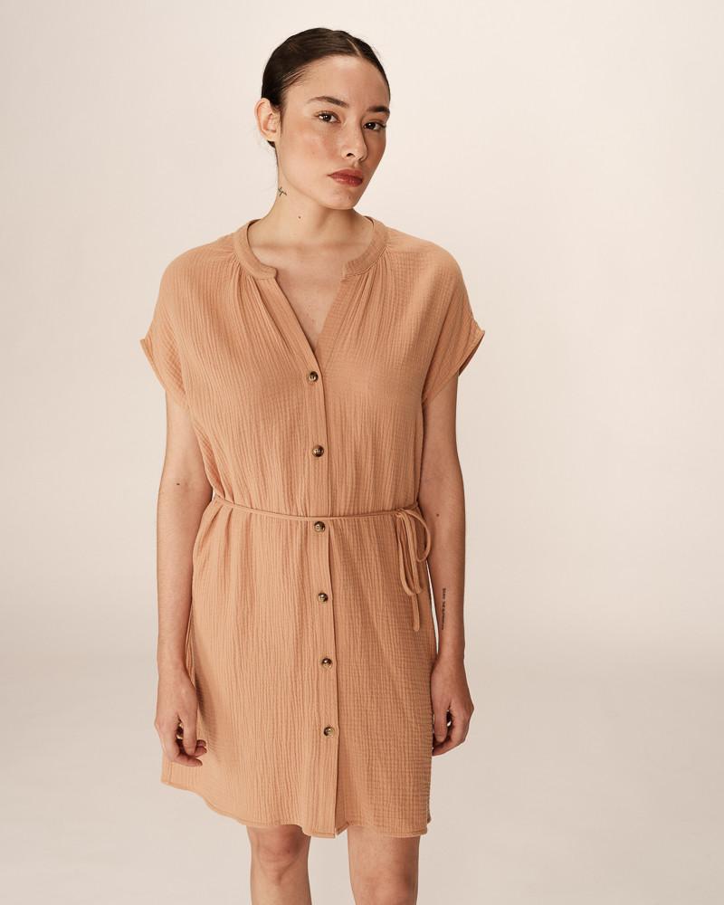 Grace & Mila ROBE COURTE CAMEL ROZANA