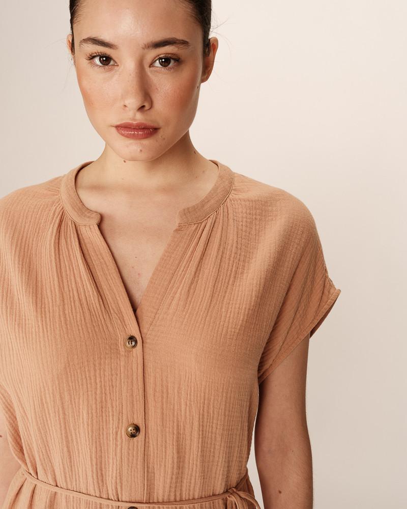Grace & Mila ROBE COURTE CAMEL ROZANA