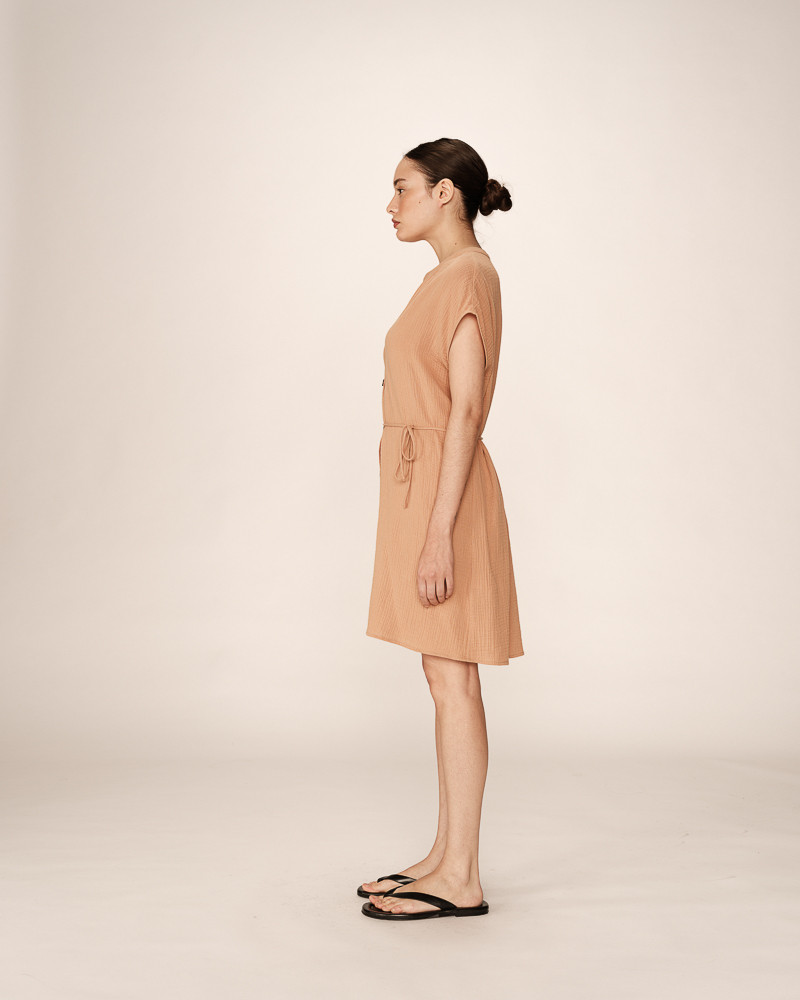 Grace & Mila ROBE COURTE CAMEL ROZANA