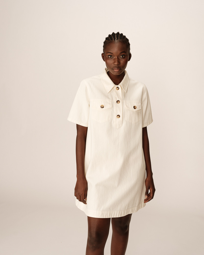 Grace & Mila ROBE COURTE ECRU PHILINE