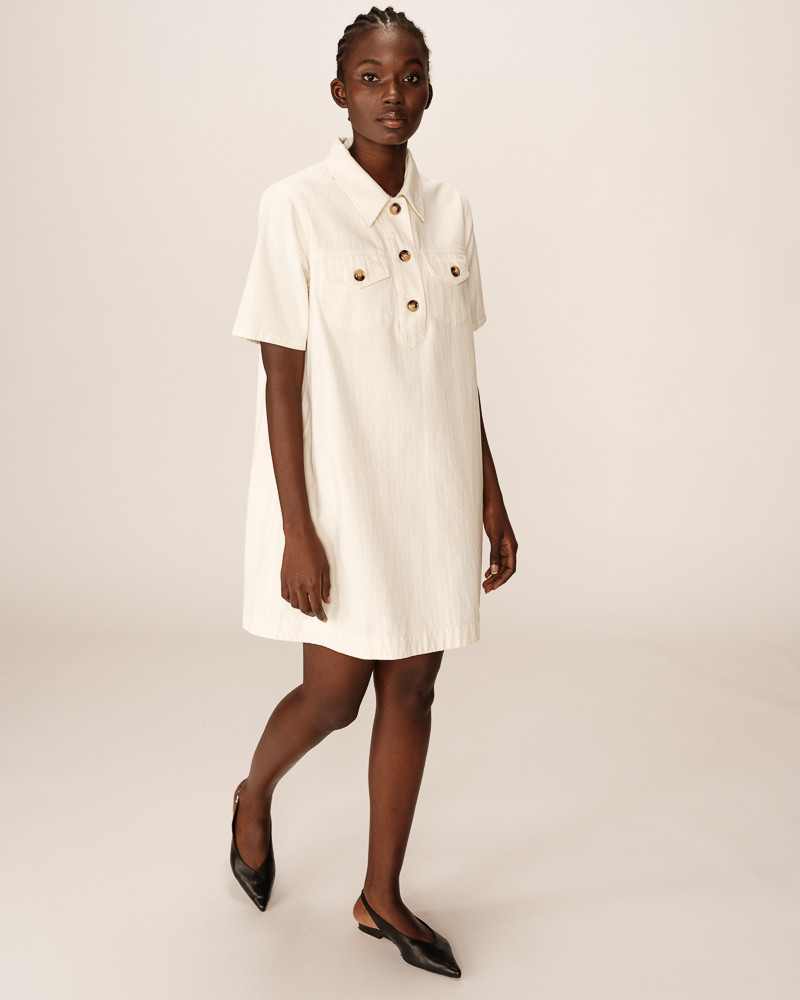 Grace & Mila ROBE COURTE ECRU PHILINE