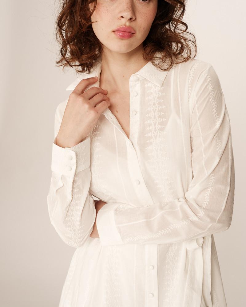 Grace & Mila ROBE COURTE ECRU PRALINE