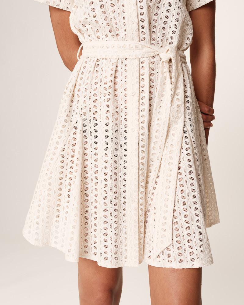 Grace & Mila ROBE COURTE ECRU ROMANE