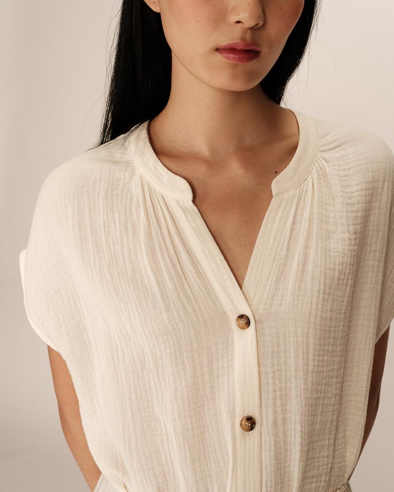 Grace & Mila ROBE COURTE ECRU ROZANA