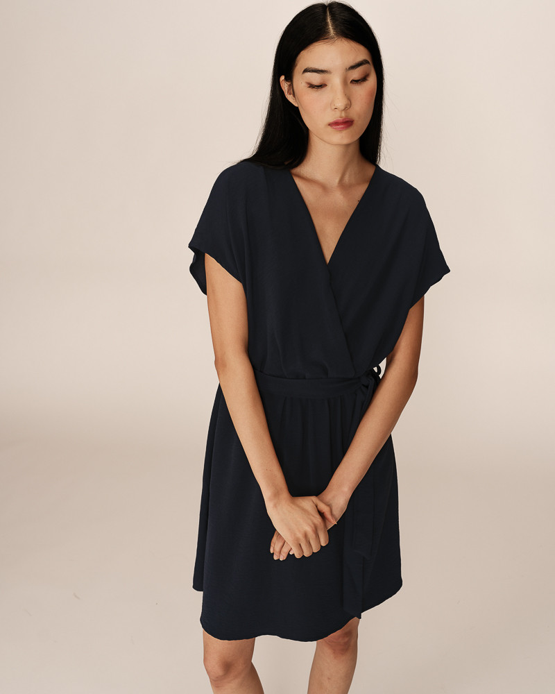 Grace & Mila ROBE COURTE MARINE PAPAYE