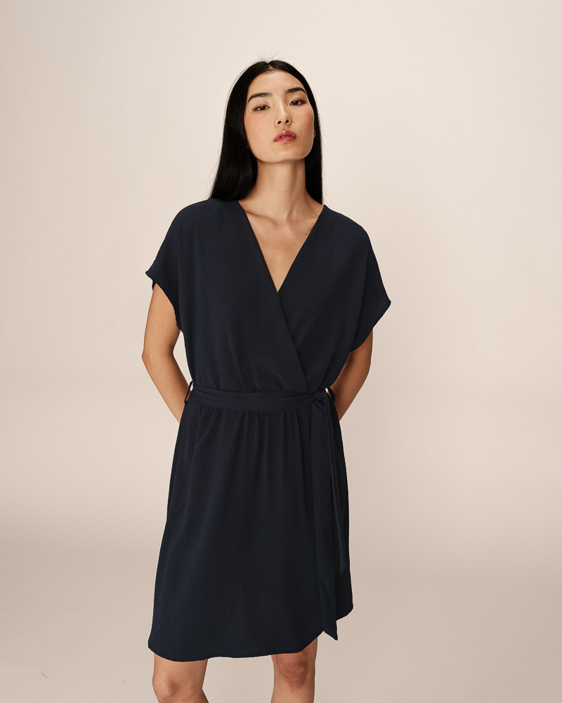 grace & mila ROBE COURTE MARINE PAPAYE