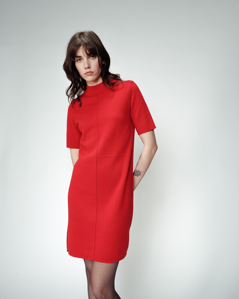 Grace & Mila ROBE COURTE ROUGE OCTOBRE