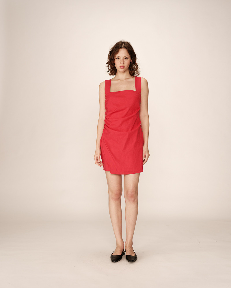 Grace & Mila ROBE COURTE ROUGE PAULINE