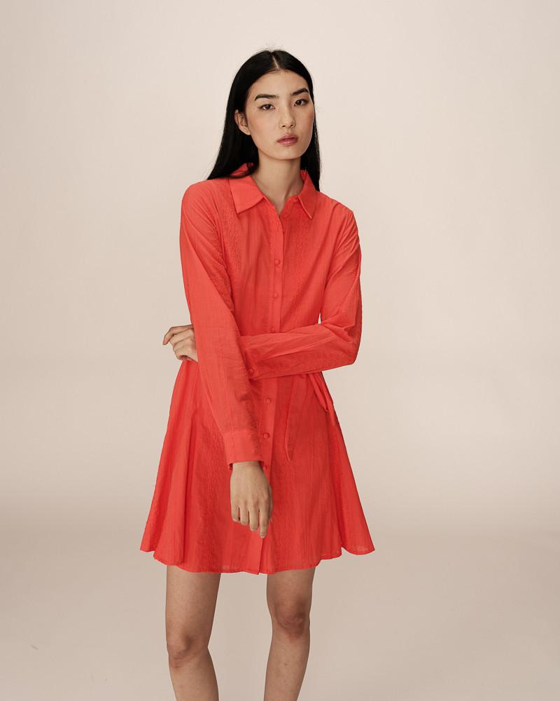 grace & mila ROBE COURTE ROUGE PRALINE