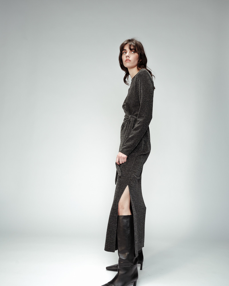 Grace & Mila ROBE LONGUE ARGENT OLYMPIADE