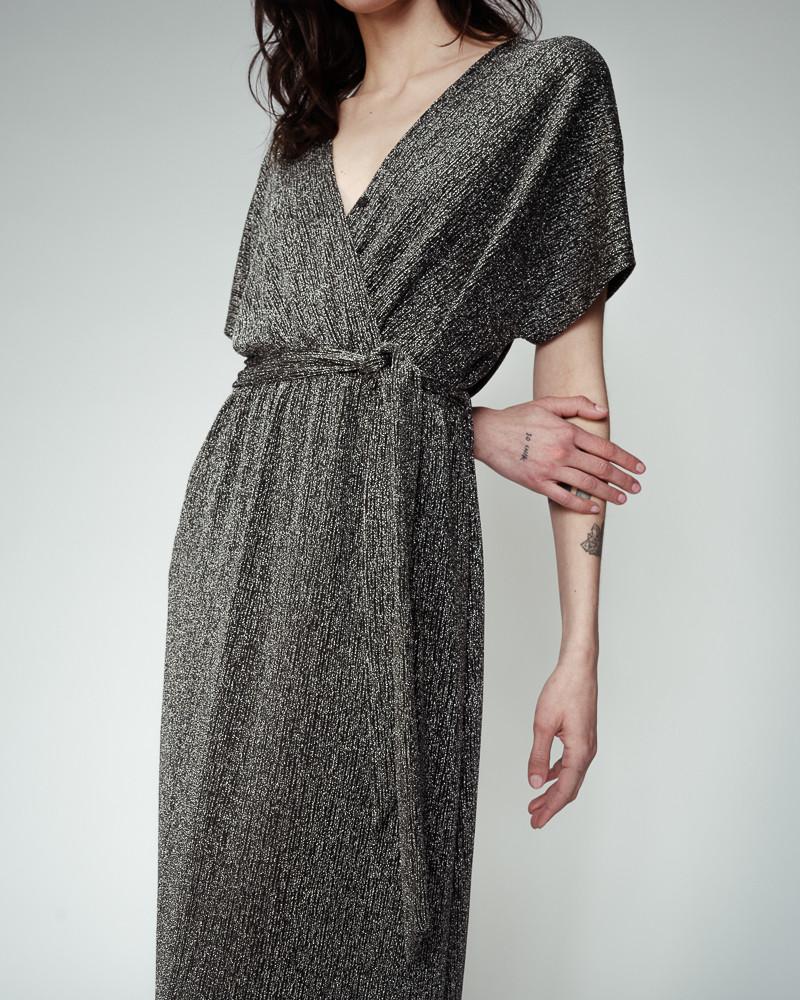 Grace & Mila ROBE LONGUE ARGENT ORIA
