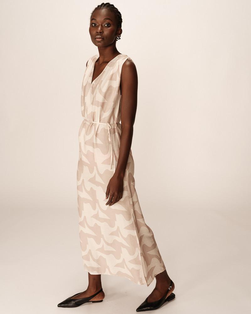 Grace & Mila ROBE LONGUE BEIGE PENSEE