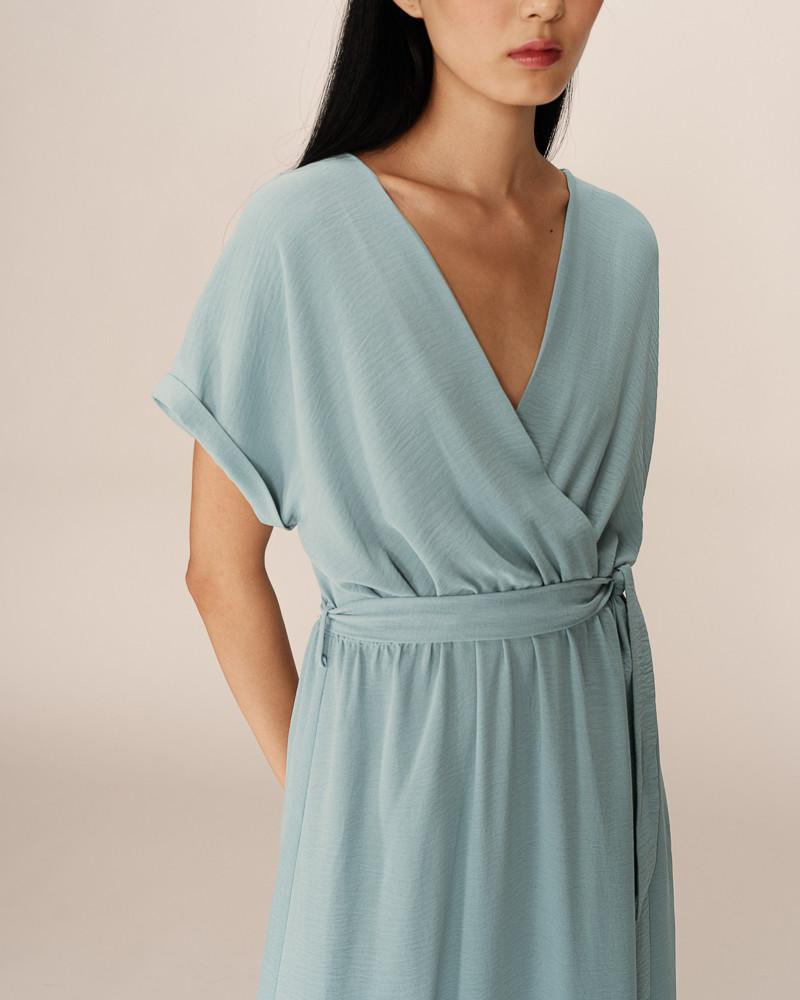 Grace & Mila ROBE LONGUE BLEU PAPILLON