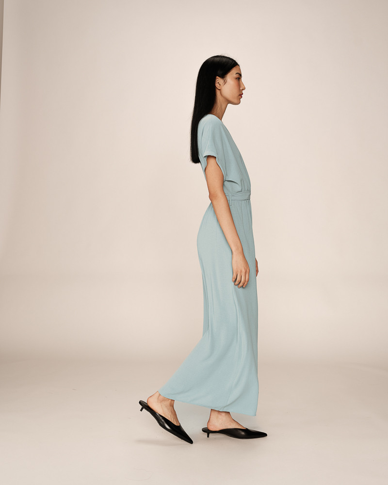 Grace & Mila ROBE LONGUE BLEU PAPILLON