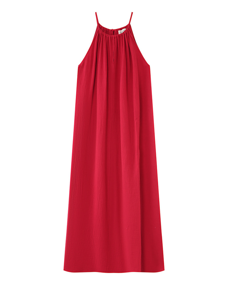 grace & mila ROBE LONGUE CERISE RUBIS
