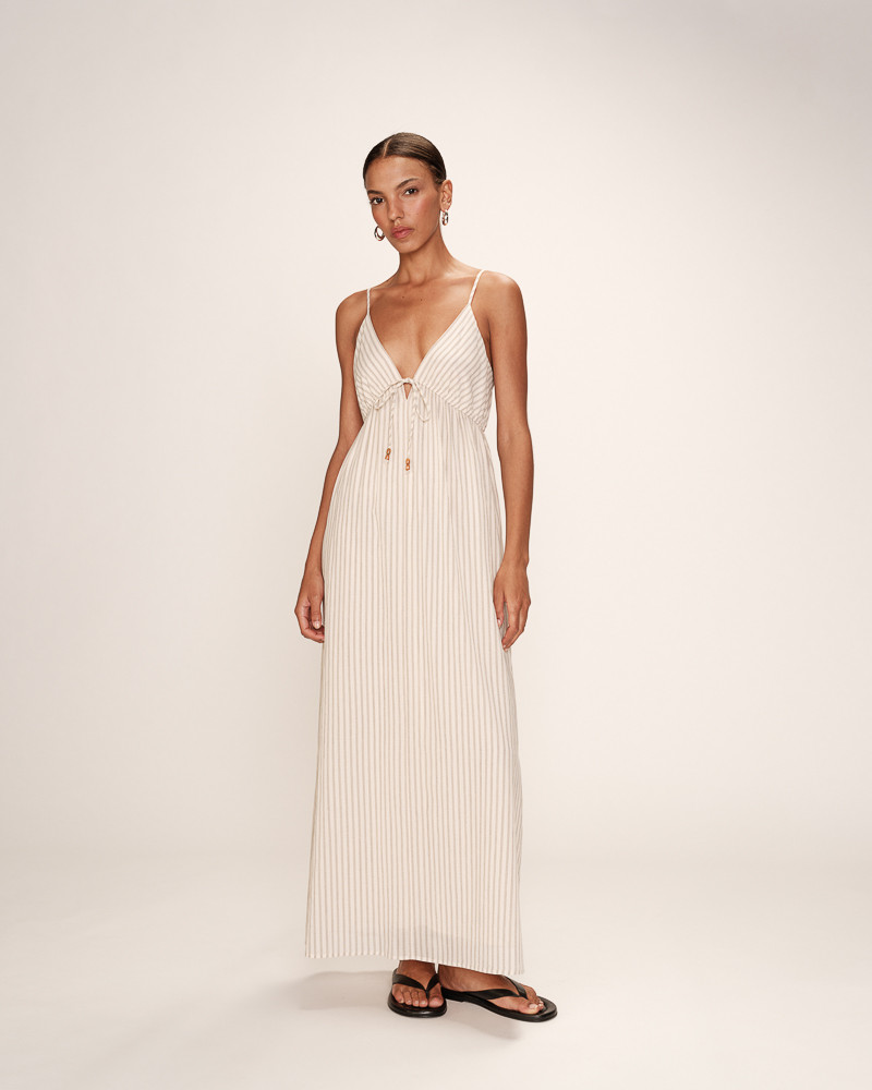 grace & mila ROBE LONGUE ECRU RAJA