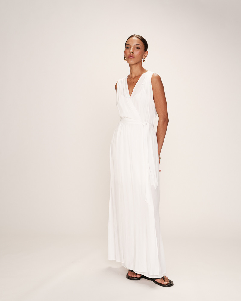 grace & mila ROBE LONGUE ECRU REGIS