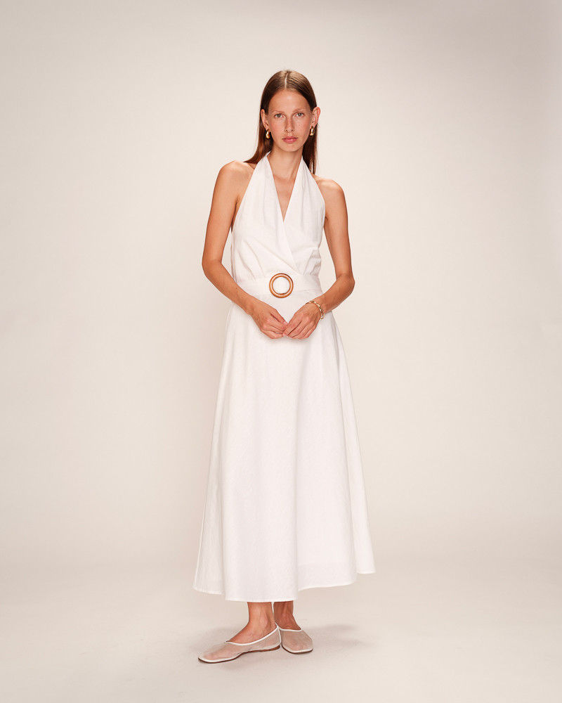 grace & mila ROBE LONGUE ECRU ROSAMOUR