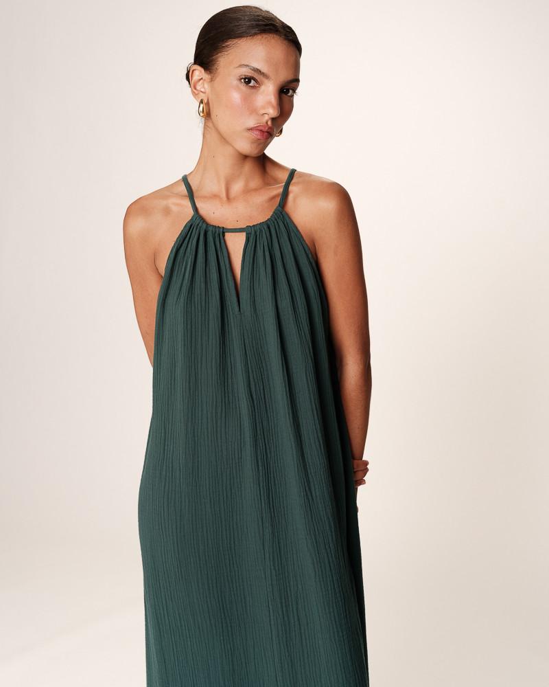 grace & Mila ROBE LONGUE EMERAUDE RUBIS