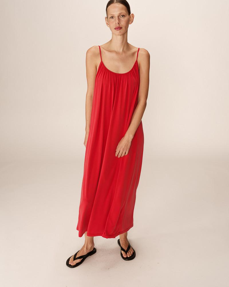 Grace & Mila ROBE LONGUE FRAMBOISE PIVOINE