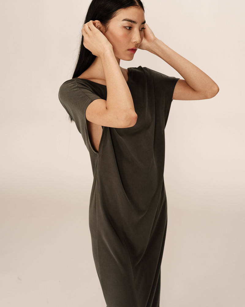 Grace & Mila ROBE LONGUE KAKI PEACE