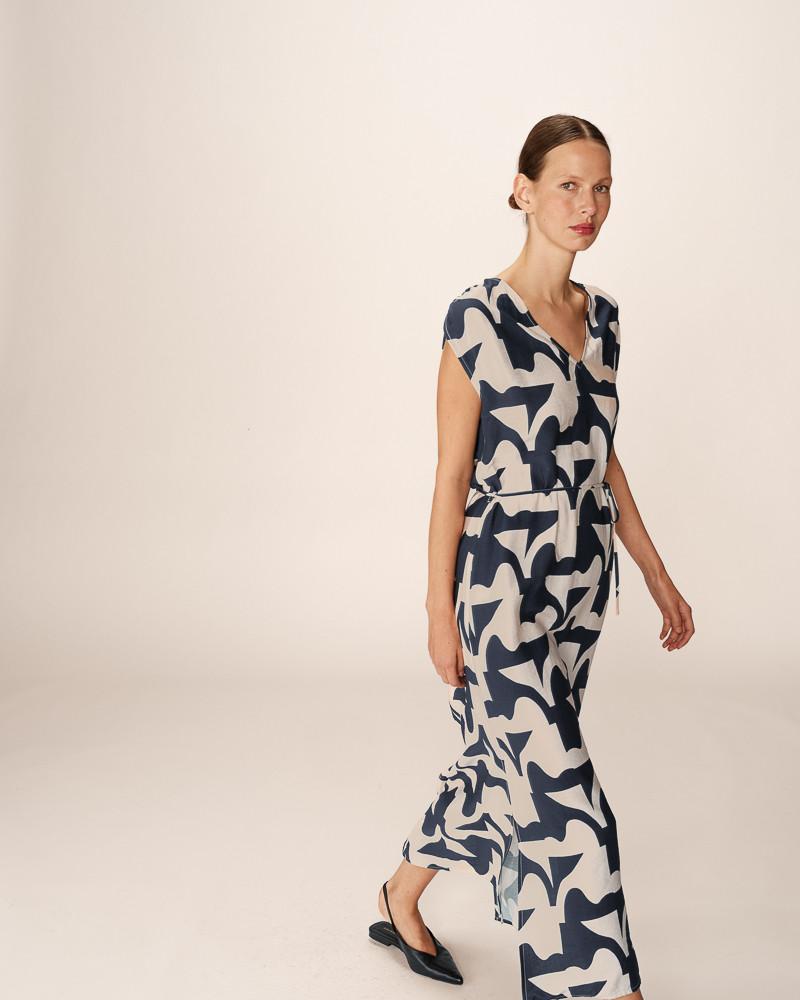 Grace & Mila ROBE LONGUE MARINE PENSEE