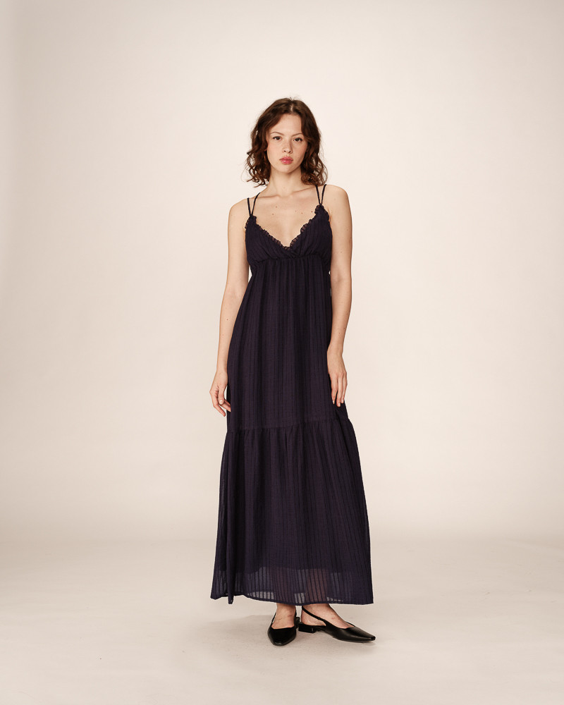 grace & mila ROBE LONGUE MARINE PRETTY