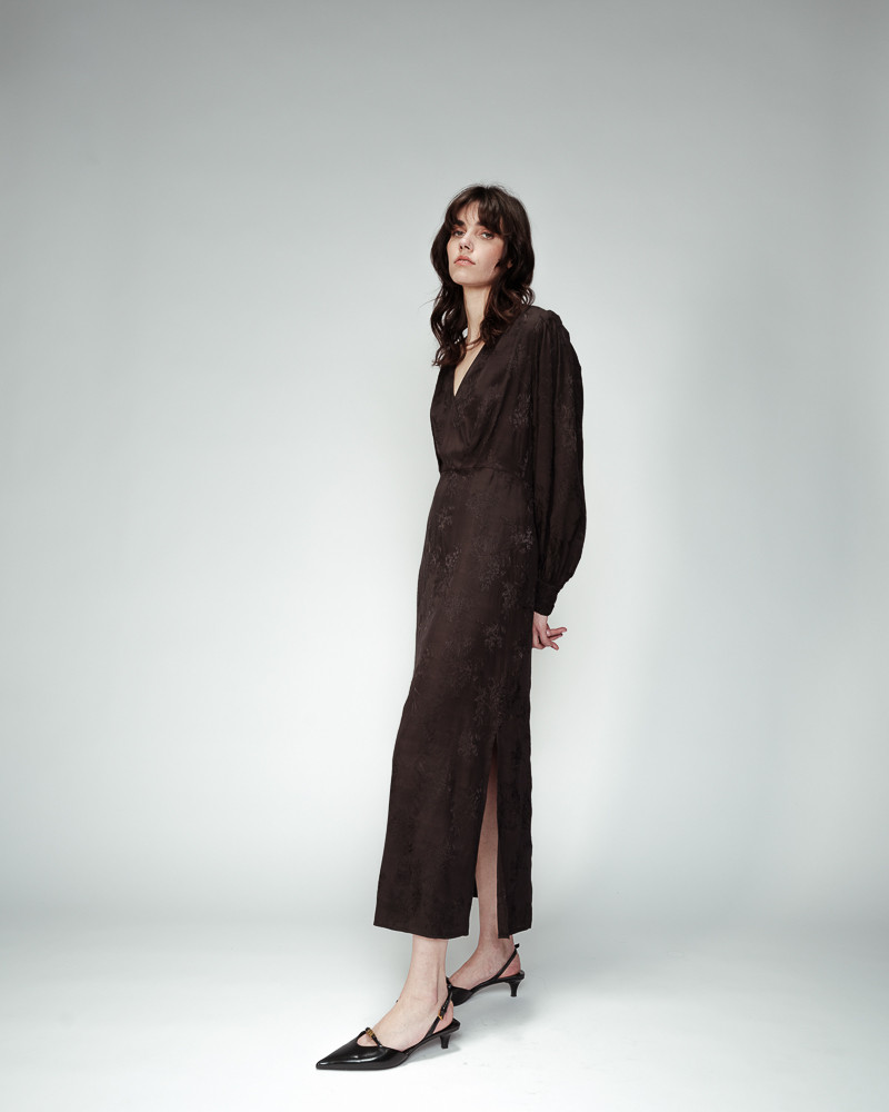 grace & mila ROBE LONGUE NOIR OLSEN