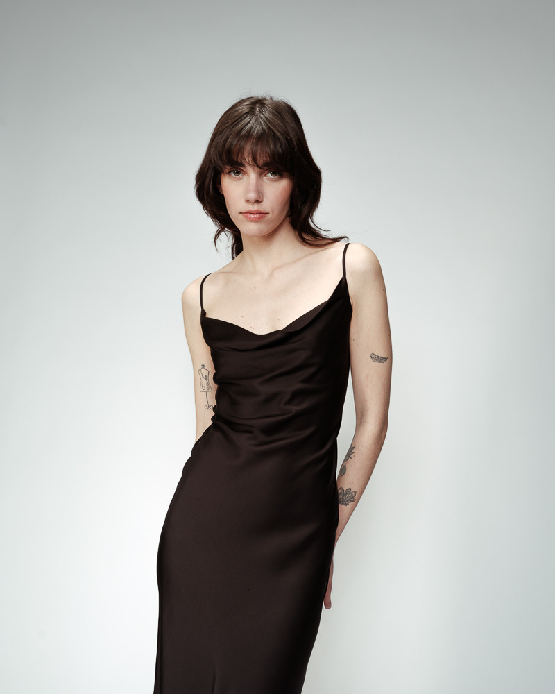 Grace & Mila ROBE LONGUE NOIR ORPHEE