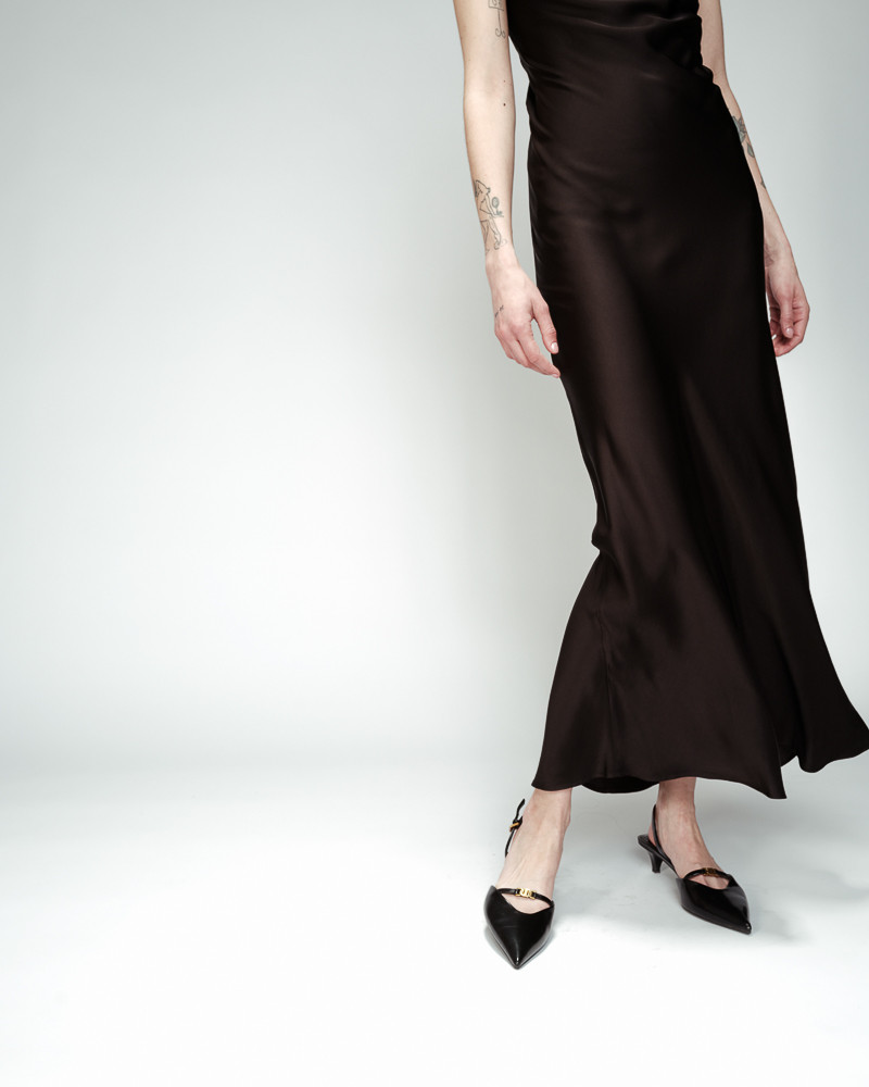 Grace & Mila ROBE LONGUE NOIR ORPHEE