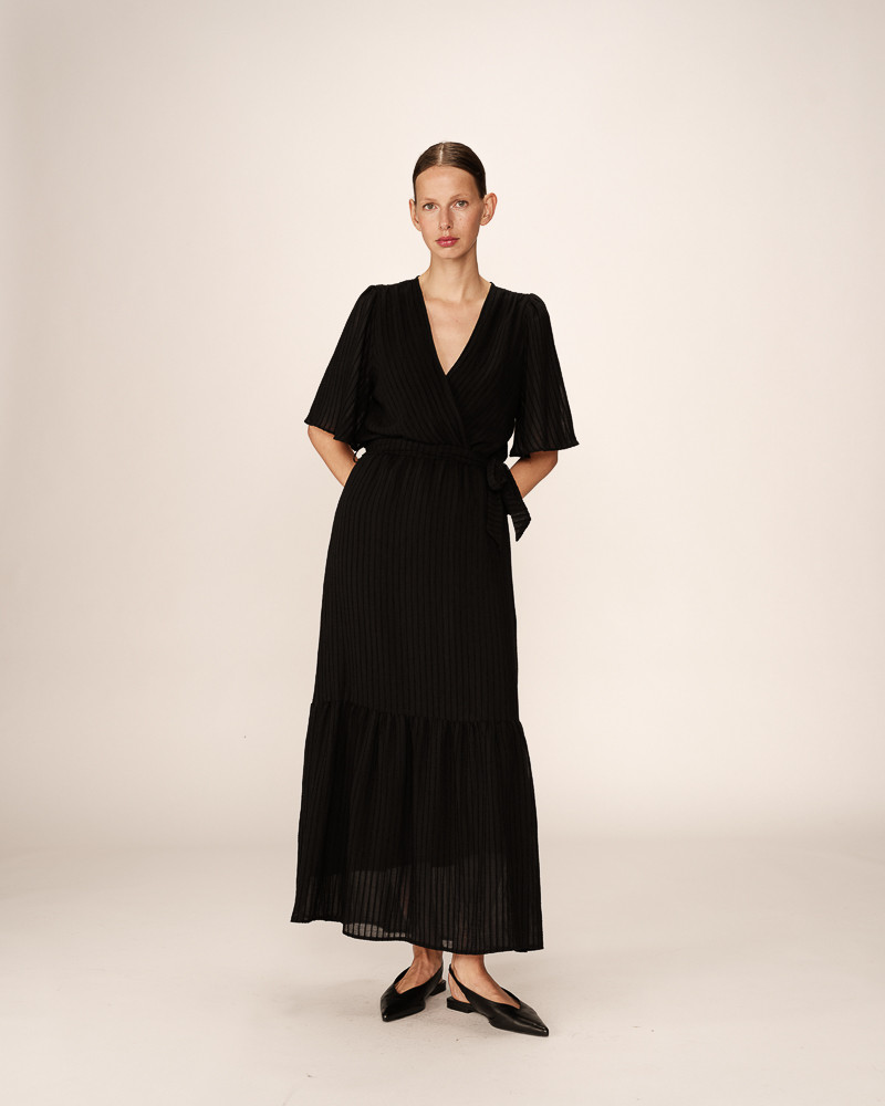grace & mila ROBE LONGUE NOIR PERSE