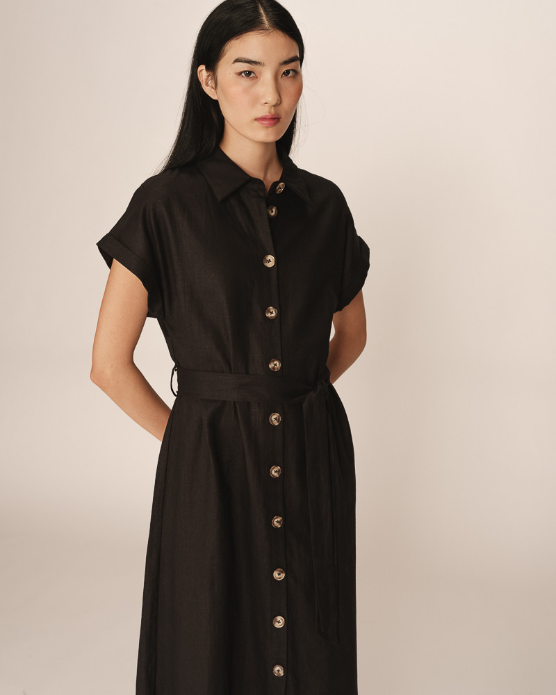 Grace & Mila ROBE LONGUE NOIR PRUDENCE