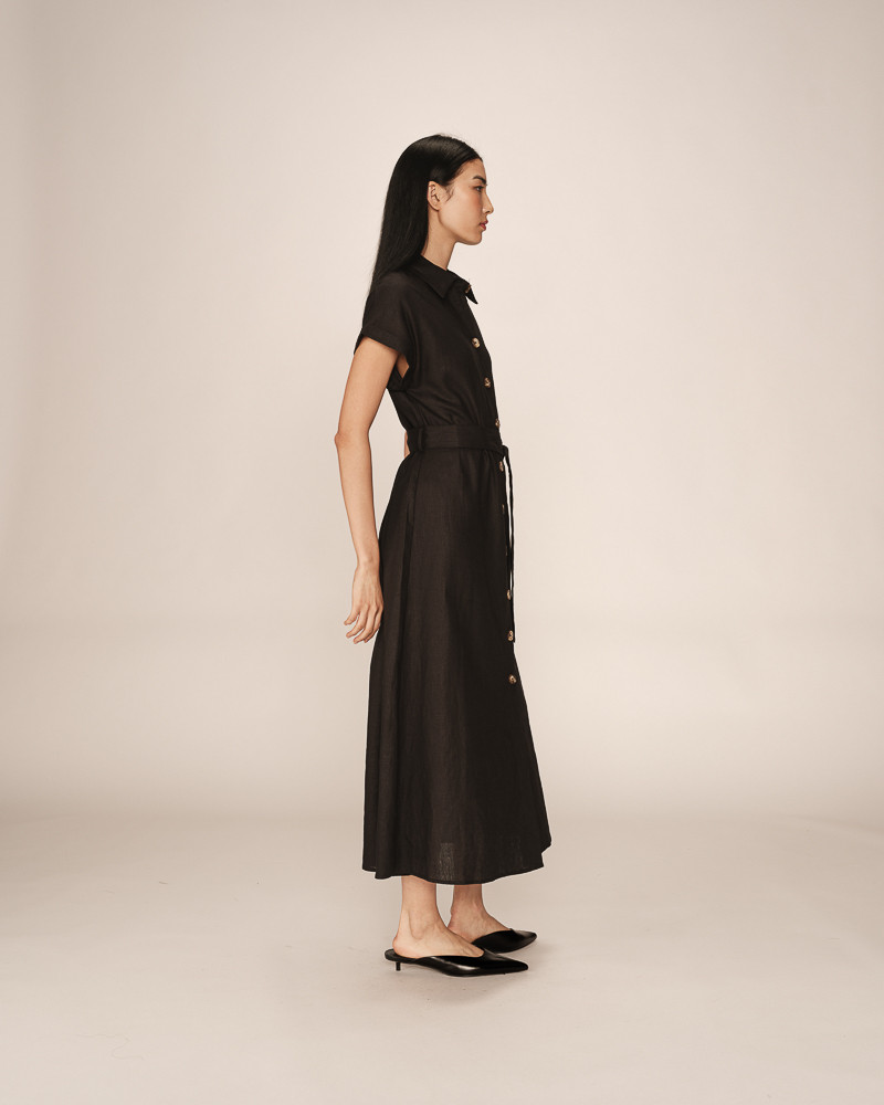 Grace & Mila ROBE LONGUE NOIR PRUDENCE